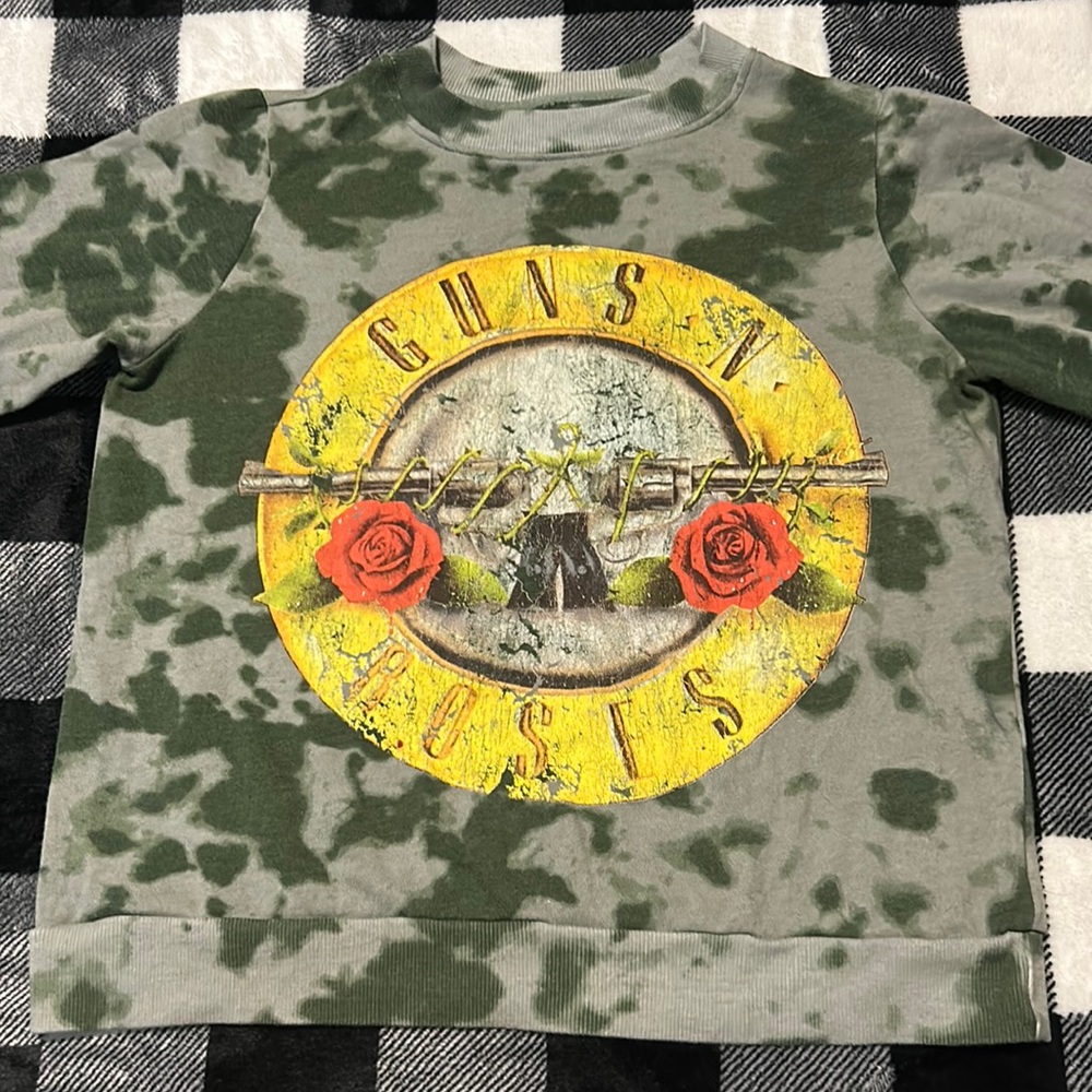 Guns N’ Roses Green Tie Dyed Sweatshirt